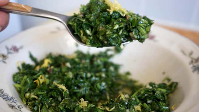 Image for article titled Gremolata is so much more than just parsley pesto