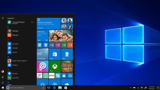 Imagen para el artículo titulado Microsoft rompe una de las características más útiles de Windows 10 en su última actualización