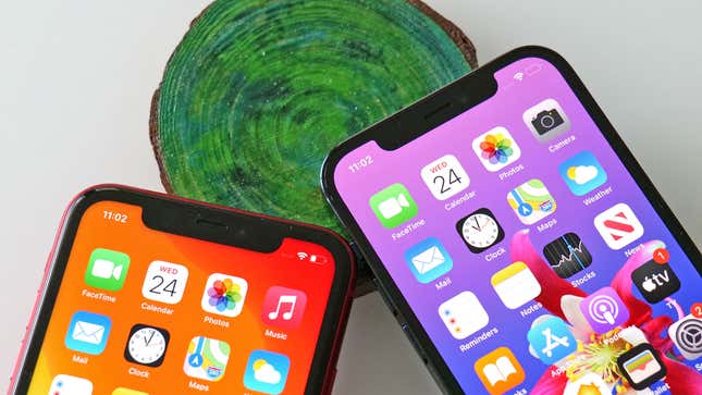 Image for article titled The Notch Isn&#39;t Going Away, But It Might Be Way Smaller on the iPhone 13