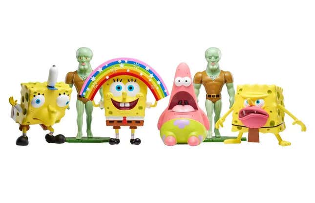 Image for article titled Nickelodeon Releases Official Spongebob Meme Figures