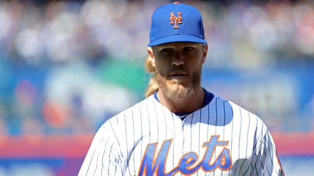 Image for article titled Pissed-Off Noah Syndergaard Sandbagged By Schedule, Teammate&#39;s Random Piss Test