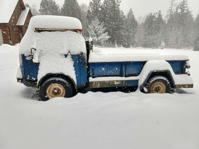 Image for article titled I'm Converting This Rusty 1958 Jeep FC-170 Into An Electric Off-Roader But It's Going To Be Brutal