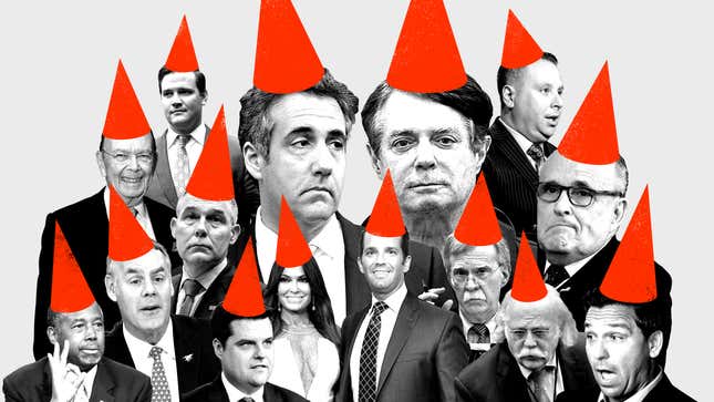 Image for article titled The 69 Idiots of 2018: Trumpworld