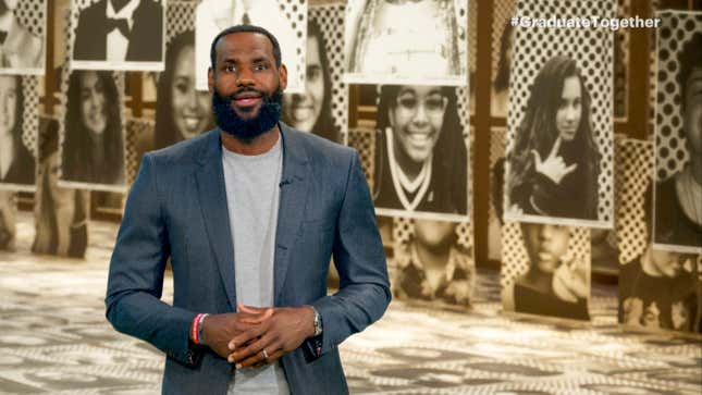 LeBron James, shown in May from his Graduate Together appearance, has formed a voting rights group that is now helping ex-felons vote in Florida.