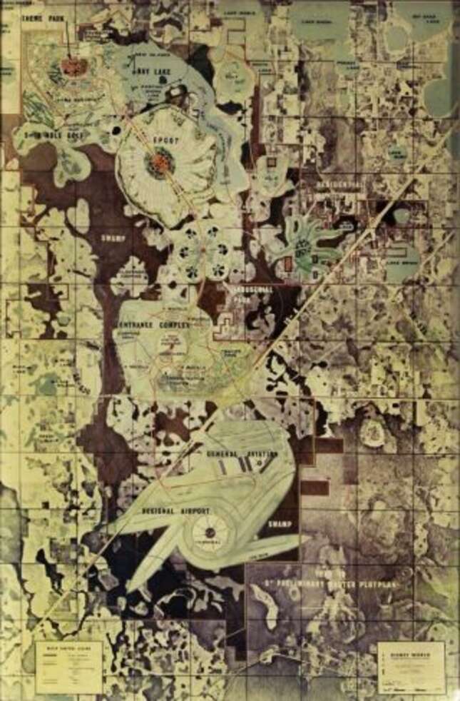 Imagen para el artículo titulado Una ley de 1967 permitía a Disney construir su propia planta de energía nuclear en Disney World. Hoy sigue vigente