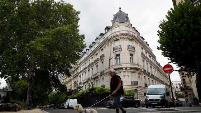 Apartment building owned by Epstein in France
