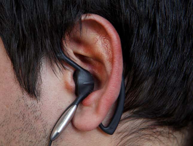 Image for article titled Man&#39;s Ear Violently Contorted In Earphone&#39;s Vice Grip