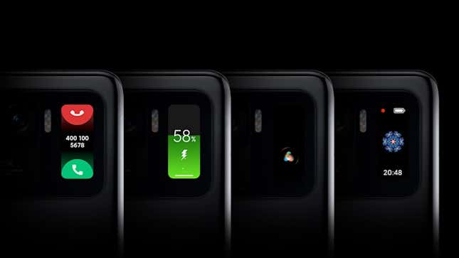 Imagen para el artículo titulado Pantallas curvas, lentes de 108 MP y una segunda pantalla OLED en la parte trasera: todo lo que traen los nuevos móviles de Xiaomi