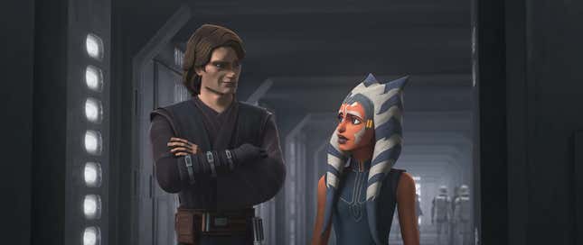 Ahsoka and Anakin, one last time.