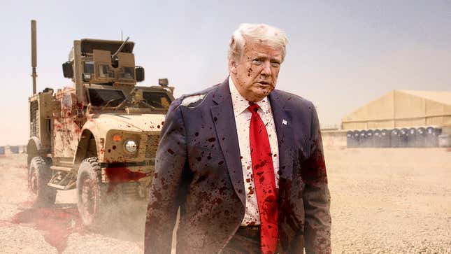 Image for article titled Trump Slaughters Dozens Of American Troops In Hopes Of Cashing In On Russian Bounties