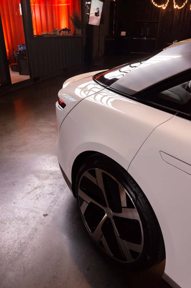 Image for article titled My Favorite Design Detail On The Beautiful Lucid Air EV Almost Didn't Make It To Production
