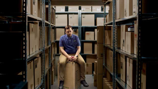 Image for article titled Retail Employee Has Little Daily Ritual Where He Drinks Dr. Pepper In Quiet Corner Of Stock Room And Doesn’t Kill Himself