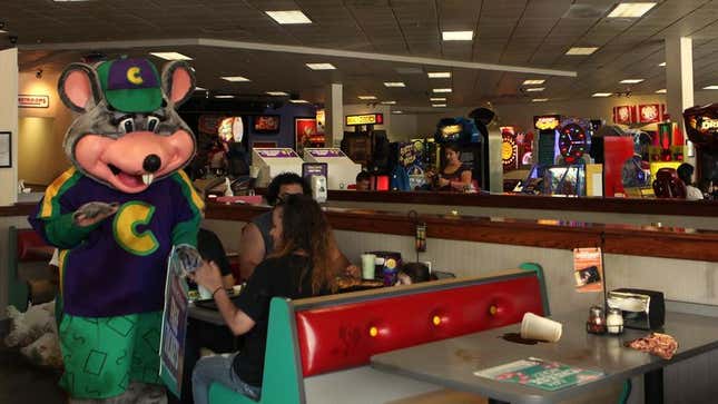 Image for article titled Chuck E. Cheese&#39;s Announces New Lower Prices, But The Restaurants Will Be Dirtier