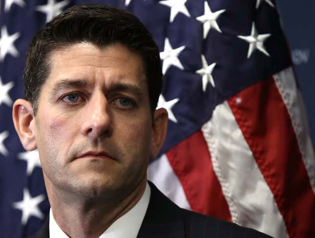Image for article titled Paul Ryan Mentally Logs 4,613th Missed Opportunity To Put Stop To All Of This