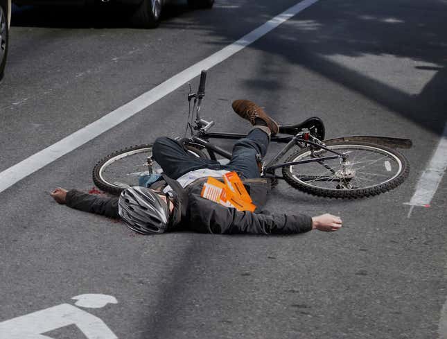 Image for article titled NYPD Tickets Dead Cyclist For Obstructing Bike Lane