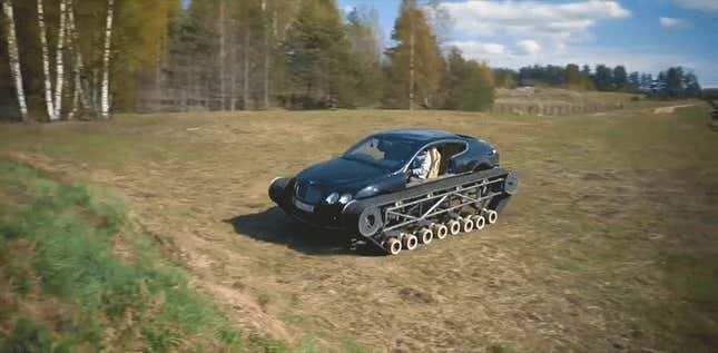 The Way These Russian Mechanics Built This Bentley 'Ultratank' Is Utterly Fascinating