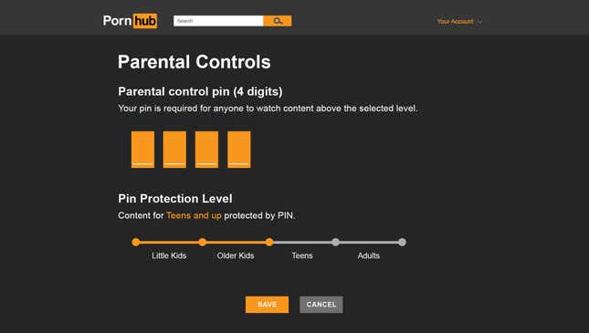 Image for article titled PornHub Expands Parental Controls For User Accounts