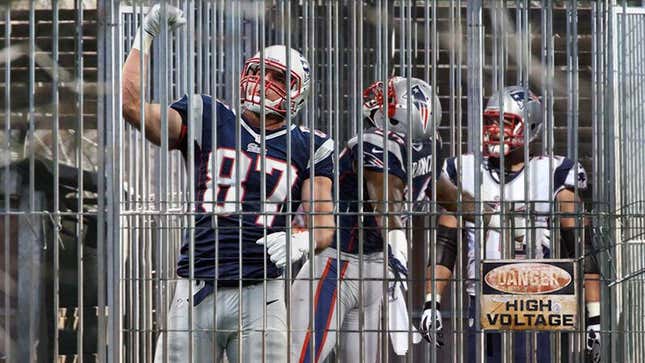 Image for article titled Bill Belichick Places Rob Gronkowski In Patriots’ Injured Reserve Cage