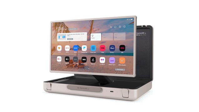 LG StanbyME Go: The Ultimate Portable Smart Touch Screen TV Briefcase