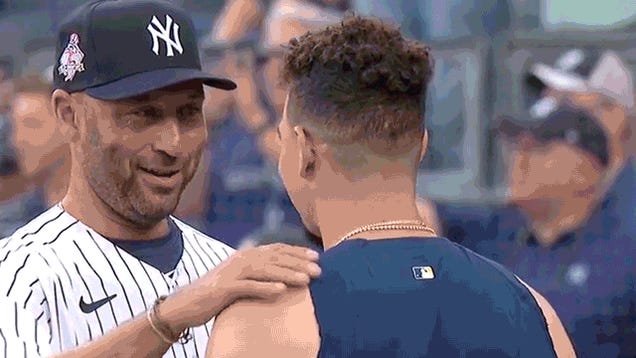 Willy Adames' reaction to meeting Derek Jeter was priceless, says