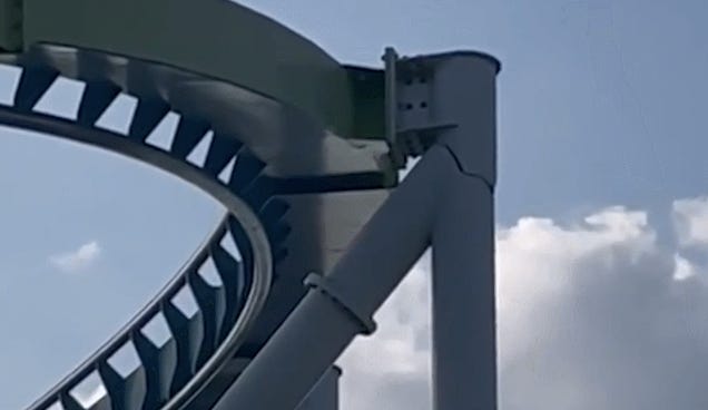 Nightmare Giga Roller Coaster Closes After Fan Spots Huge Crack