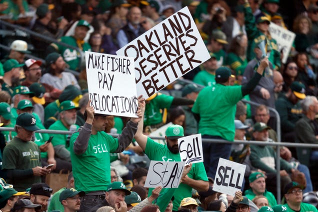 The Oakland A's are on the verge of moving to Las Vegas