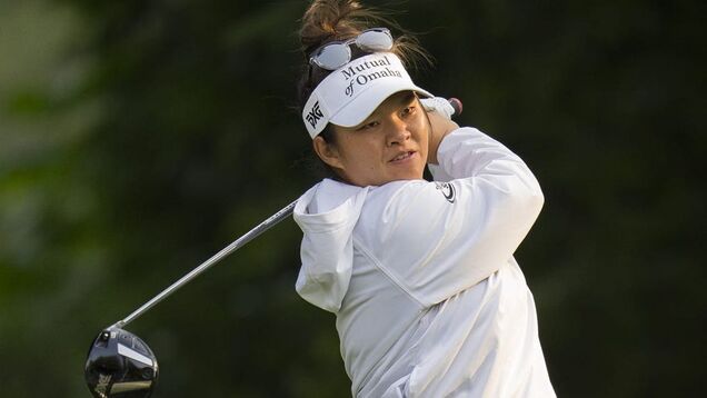 Megan Khang uses birdie binge to grab lead in Canada