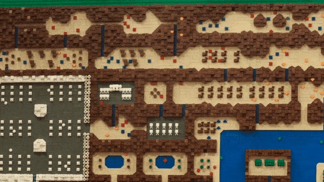 NES Legend of Zelda Overworld Map 