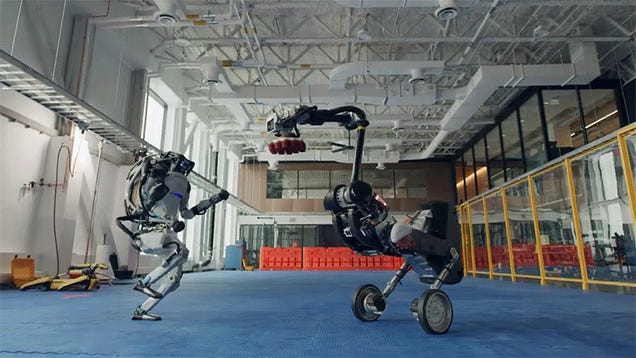 Watch Boston Dynamics Robot Army Dance Their Way To World Domination