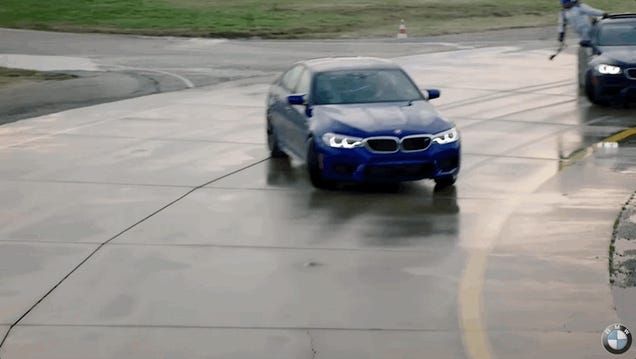 BMW Figured Out How to Refuel While Tandem Drifting