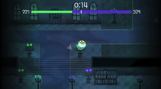 Google's latest Doodle celebrates Halloween as a multiplayer game