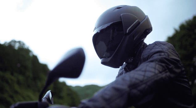 barbería Desgastado lanzamiento Este casco para moto tiene visión de 360 grados y controles táctiles, pero  te costará lo suyo