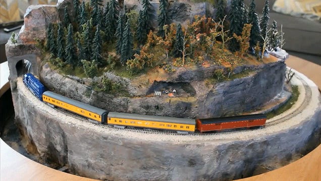 This Secret Miniature Model Railroad, Railroad Coffee Table Book