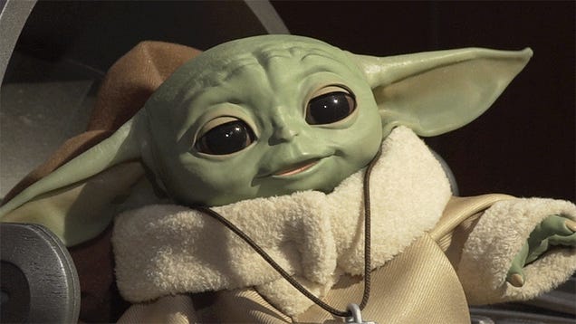 Yoda discount bebe animatronico