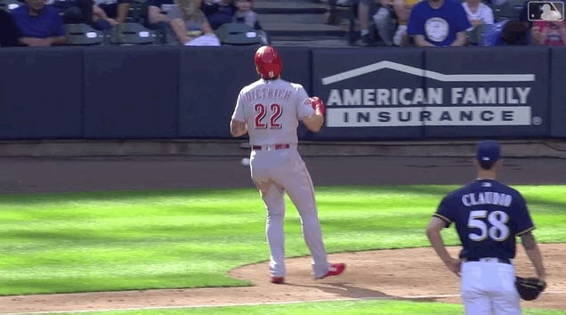 Derek Dietrich Owns the Inside Corner and Brewers Pitching Staff