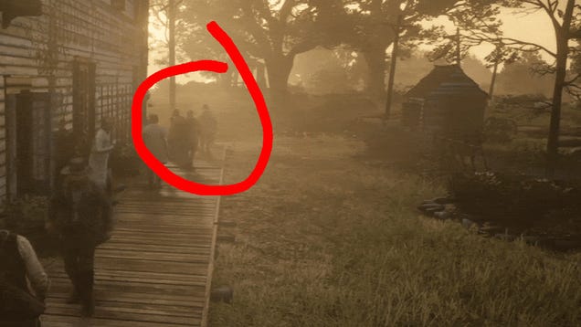 VRUTAL / Nadie sabe por qué este NPC de Red Dead Redemption 2 se