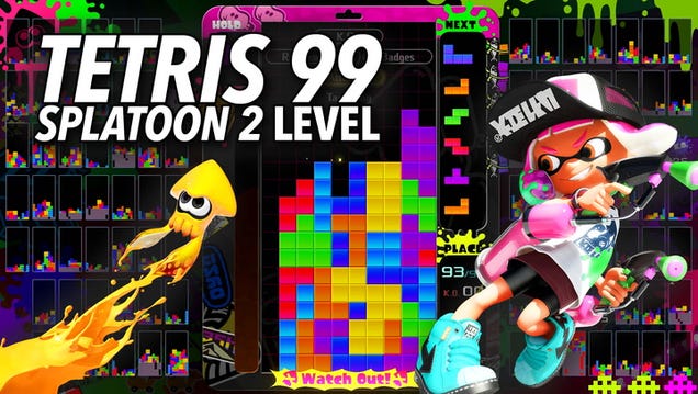 Tetris 99's New Splatoon Theme Adds A Perfect Amount Of Pop