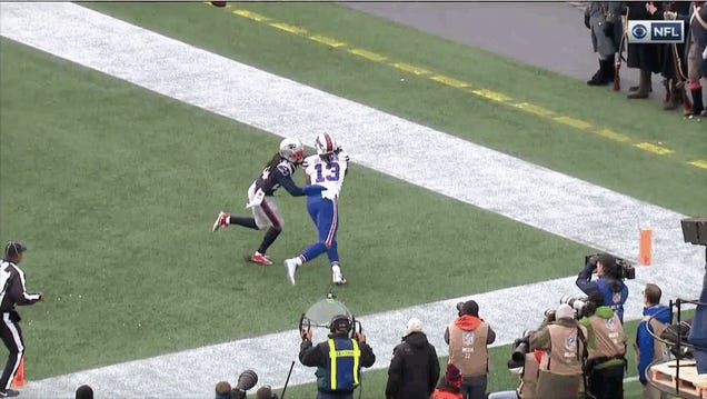 Here's why Kelvin Benjamin's touchdown was overturned in the Bills and  Patriots game