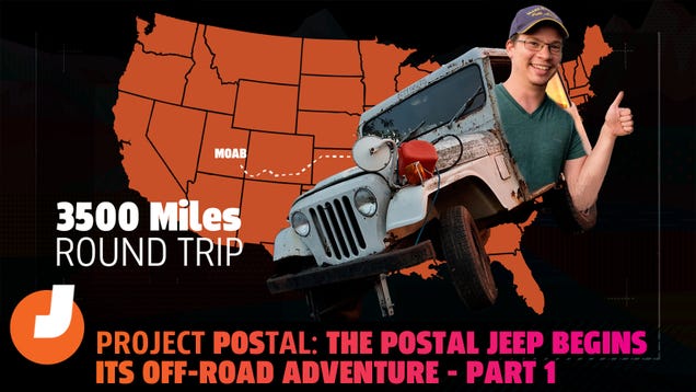 Here's The First Episode Of Project POStal: My Improbable Adventure In A  Rotted-Out $500 Postal Jeep