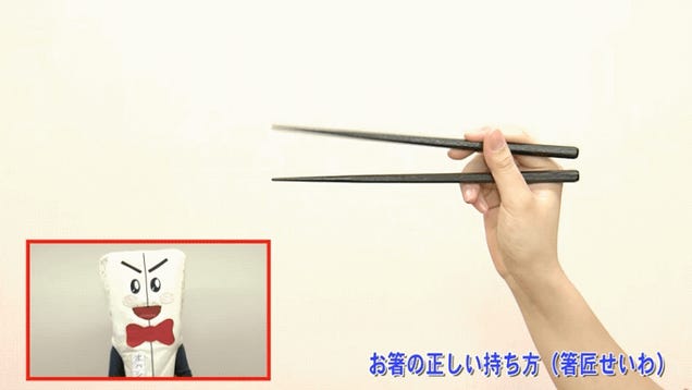 proper use of chopsticks