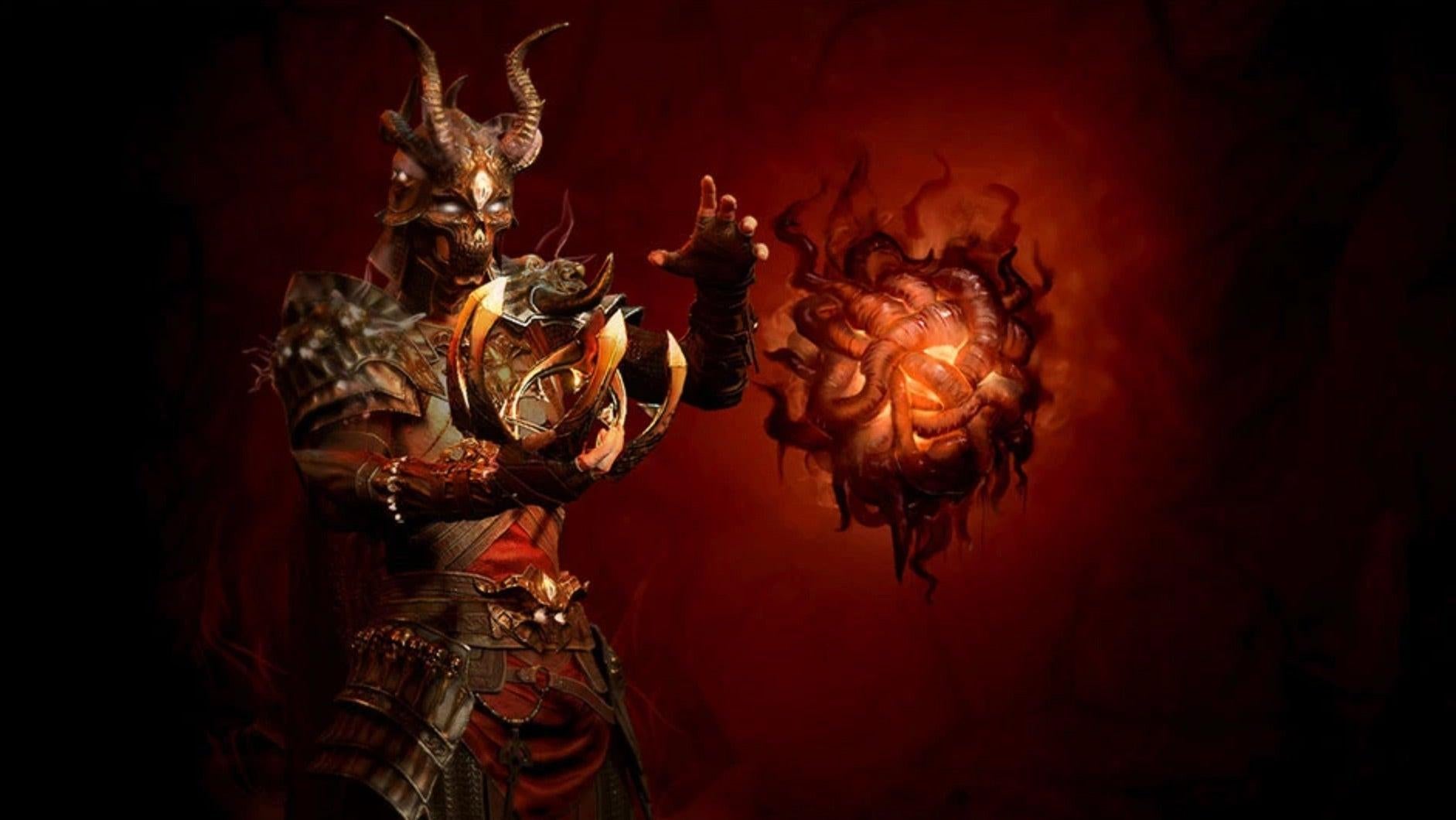 The Diablo IV character controls the malevolent Ooing Heart.