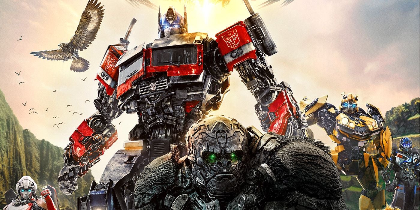 الملصق الرئيسي لـ Transformers: Rise of the Beasts.