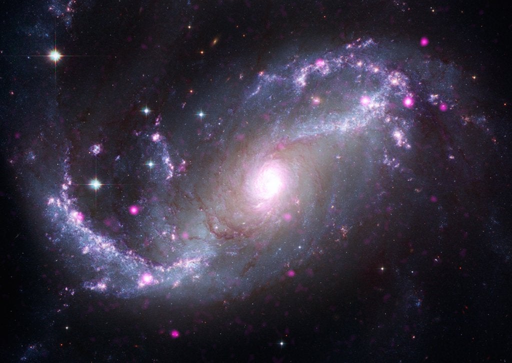 المجرة الحلزونية ذات القضبان NGC 1672.