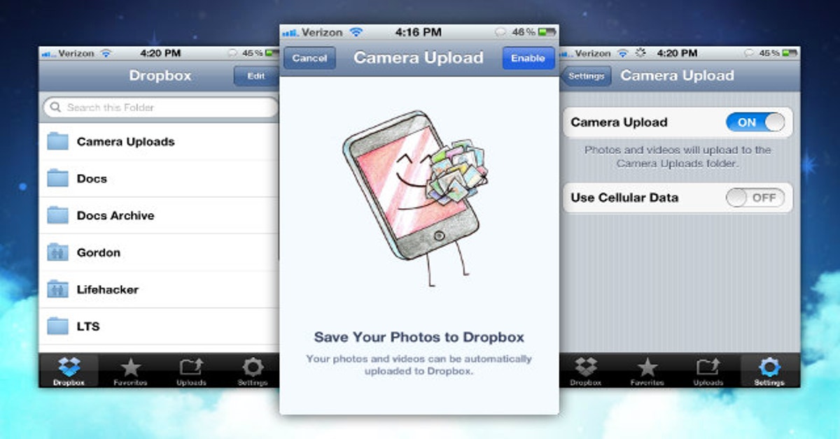 ios dropbox download multiple