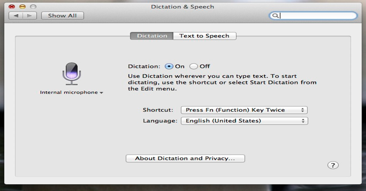 dragon dictate compatible with mountain lion