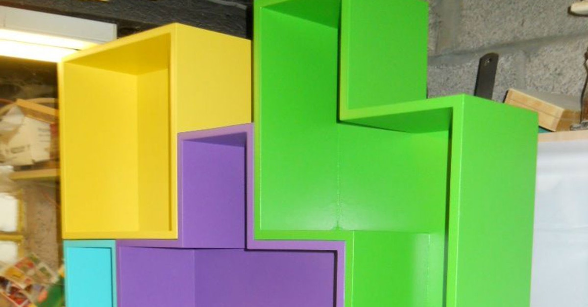 Create Modular Tetris Shelves For Fun And Practical Storage ...