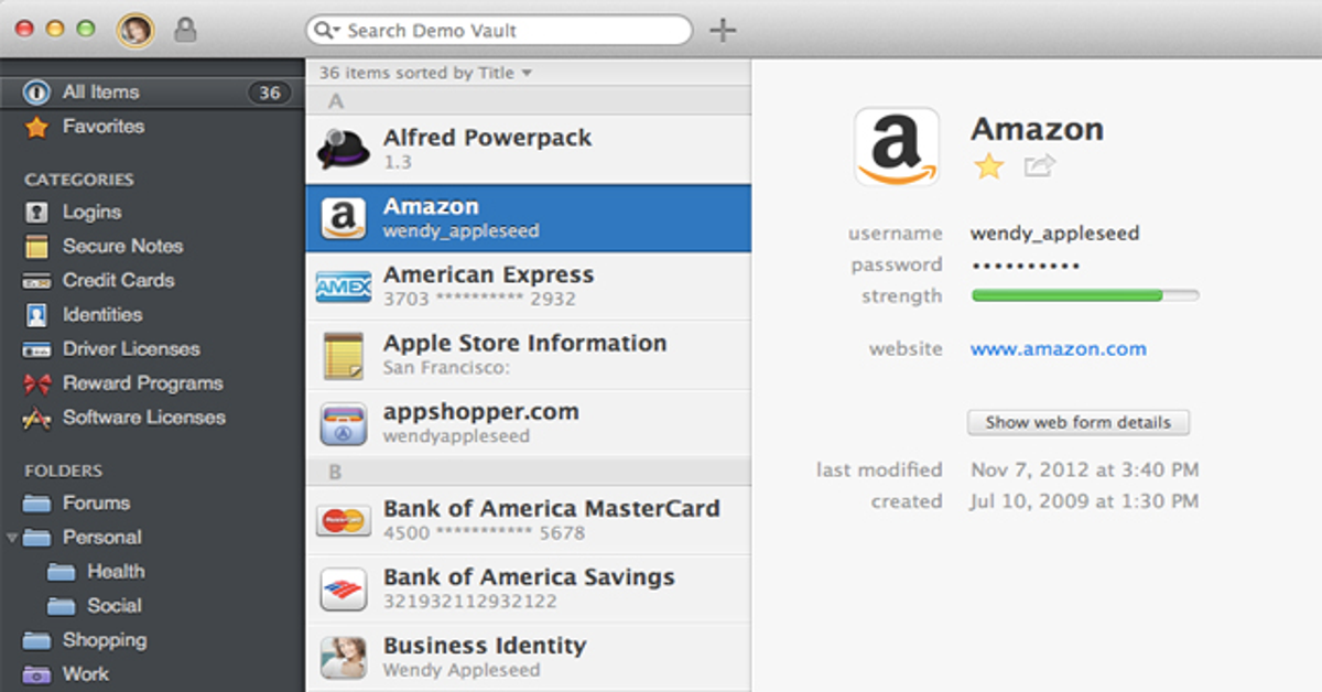 launchbar 1password