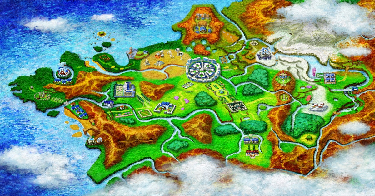 Every Pokemon You Can Catch In X And Y, In One Handy Map | Kotaku Australia