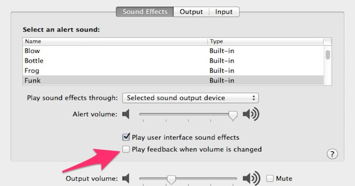 change mac sound effects