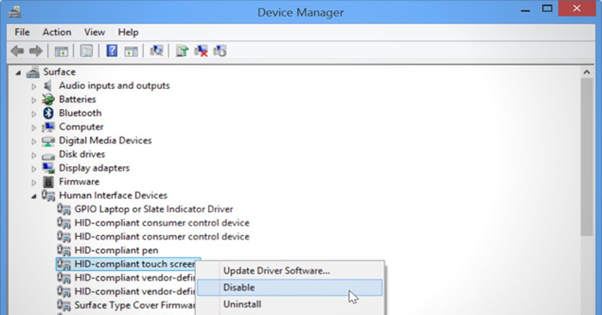 Disable Your Laptop's Touch Screen In Windows 8.1 | Lifehacker Australia